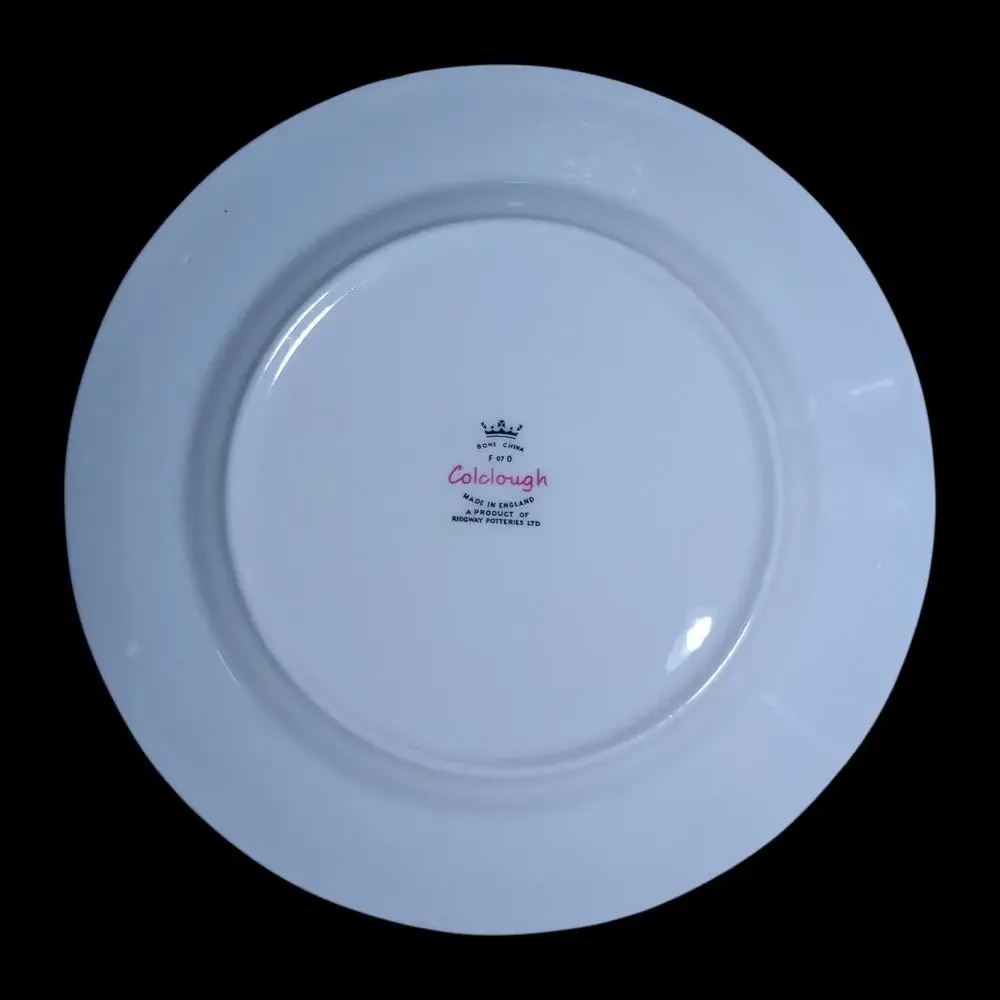 Colclough Braganza Bone China England SET of 3 Bread & Butter Plates 6 1/4